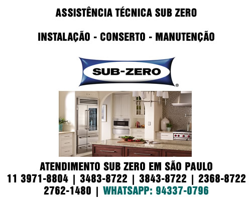 Assistência Técnica Sub Zero